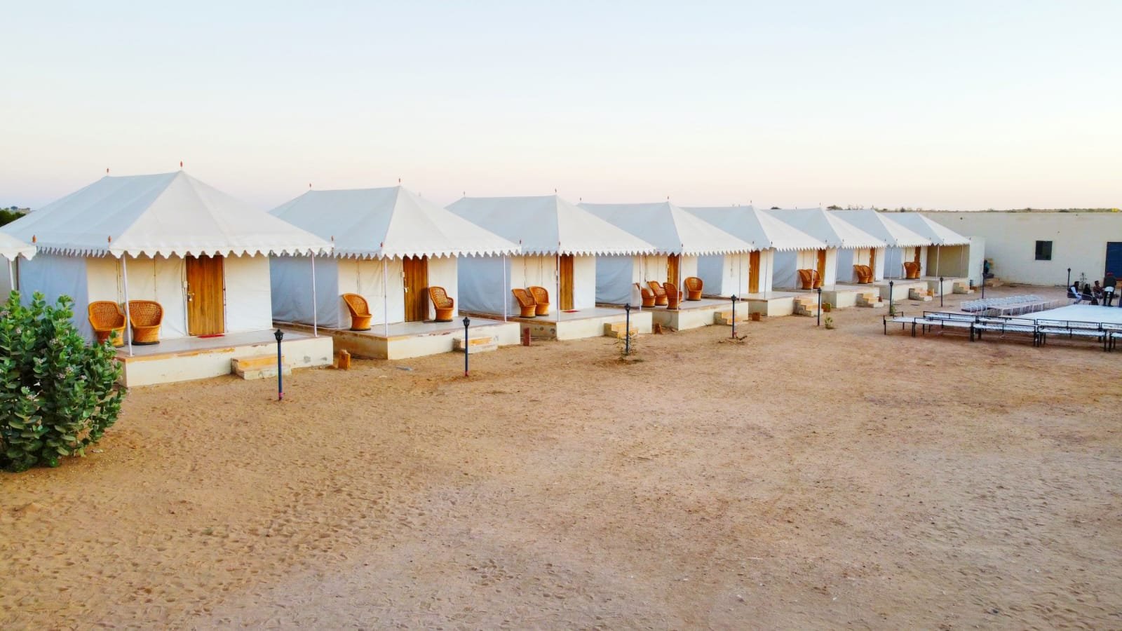 Luxury Swiss Tent In Jaisalmer Sam Sand Dunes Desert Safari Camp 